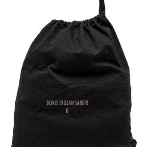 11 By Boris Bidjan Saberi Black Drawstring Dust Pouch